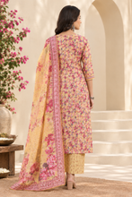 Floral Printed Kurta Set with Dupatta