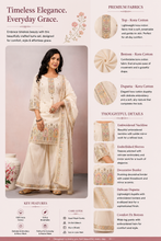 Pastel Embroidery Sharara Set