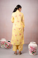Yellow Straight-Cut Kurta Set