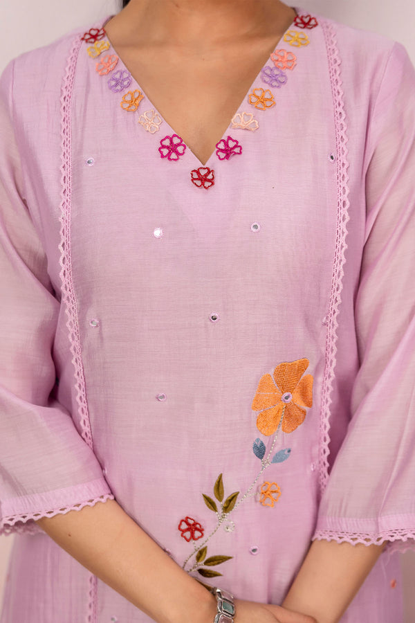 A-line 3Pcs  Kurta Set