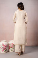 Ivory Floral Embroidery 3Pcs Set