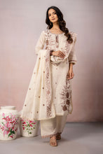Ivory Floral Embroidery 3Pcs Set