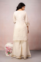 Pastel Embroidery Sharara Set