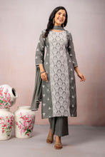 White Lace Panel 3Pcs Kurta Set