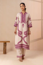 Magenta Paisley & Geometrical Kurta Set