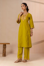 Lime Green 2pcs Ethenic Set