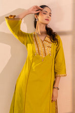 Lime Green 2pcs Ethenic Set