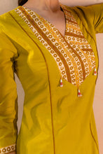Lime Green 2pcs Ethenic Set