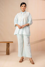 Sky Blue Embroidered Co-ord Sets