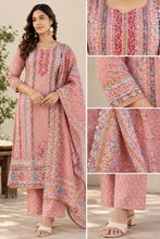Floral Printed Kurta Set with Dupatta