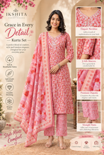 Floral Printed Pink 3-Piece Suit Set