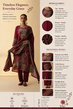 Burgundy Straight Kurta Set