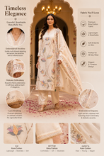 Pastel Floral Embroidery 3Pcs Kurta Set