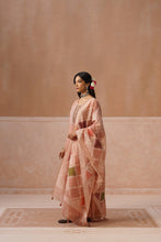 Peach Printed Kurta Set with Patterned Dupatta