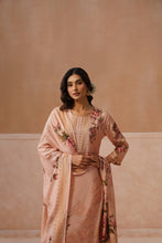 Peach Floral Printed Kurta Set