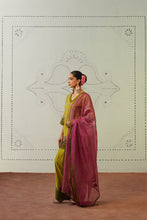 Olive Green Embroidered Farshi Kurta set