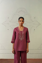 Lilac Embroidered Co-Ord Set