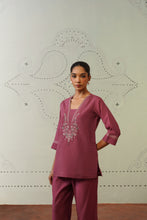 Lilac Embroidered Co-Ord Set