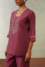 Lilac Embroidered Co-Ord Set