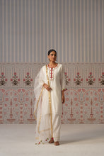 Ivory Embroidered Farshi Kurta Set