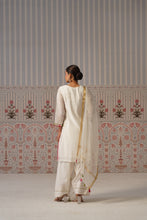 Ivory Embroidered Farshi Kurta Set