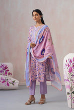 Pink & Blue 3Pcs Kurta Set