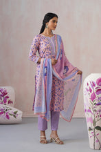 Pink & Blue 3Pcs Kurta Set