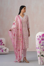 Pink Straight 3Pcs Kurta Set