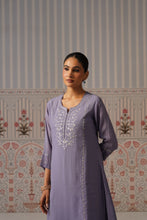 Lavender Embroidered Kurta Set
