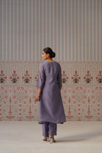 Lavender Embroidered Kurta Set