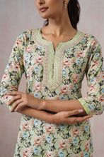 Green 3Pcs Kurta Set