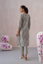 Floral 3Pcs Kurta Set