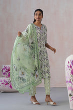 Floral Print 3Pcs Kurta Set