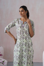 Floral Print 3Pcs Kurta Set