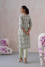 Floral Print 3Pcs Kurta Set