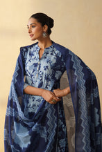 Refreshing Floral Print 3Pcs Suit with Straight Palazo Pant