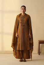 Elegant Ajrakh 3Pcs Suit with Wide Pants