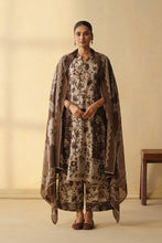 Refreshing Floral Print 3Pcs Suit with Straight Palazo Pant