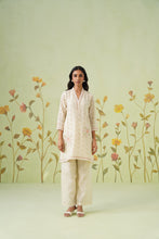 Lemon Floral Embroidered Eyelet Co-ord Set