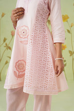 Peach Embroidered  co-ord sets