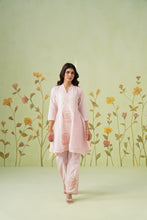 Peach Embroidered  co-ord sets