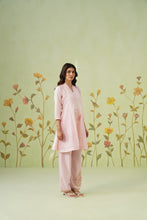 Peach Embroidered  co-ord sets
