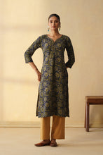 Blue Straight Only Kurta