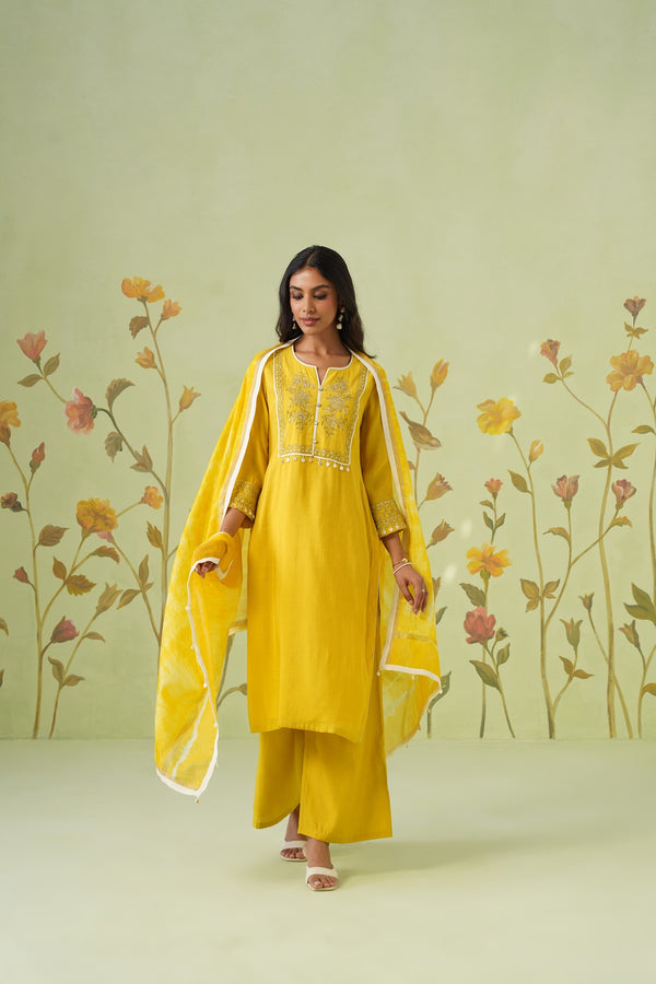 Embroidered Kurta Set
