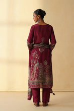 Burgundy Straight Kurta Set