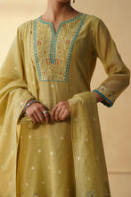 Straight Chanderi 3Pcs Kurta Set