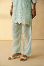 Mint Green Embroidered  co-ord sets