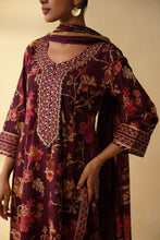 Zari Work Kurta Set with Wide palazo Pant
