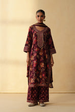 Zari Work Kurta Set with Wide palazo Pant