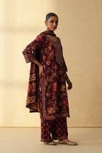Zari Work Kurta Set with Wide palazo Pant